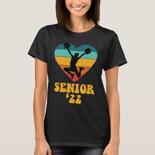 Cheerleader Senior Night Cheer Team T-shirt (Voorkant)