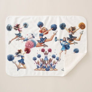Cheerleader sherpa deken