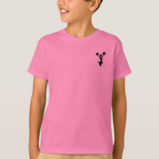 Cheerleader silhouette t-shirt (Voorkant)