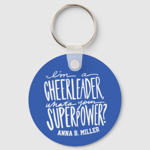 Cheerleader Sleutelhanger met Funny Quote