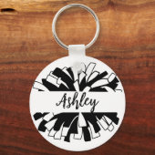Cheerleader Sleutelhanger, Pom-Pom Sleutelhanger (Voorkant)