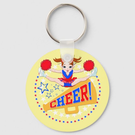 Cheerleader-sleutelring Sleutelhanger (Voorkant)