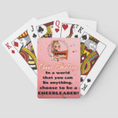 Cheerleader speelkaarten (Achterkant)