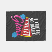Cheerleader Sport Gift Fleece Deken (Voorkant (Horizontaal))