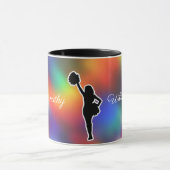 Cheerleader Sports Emphasis personalize met name Mok (Midden)