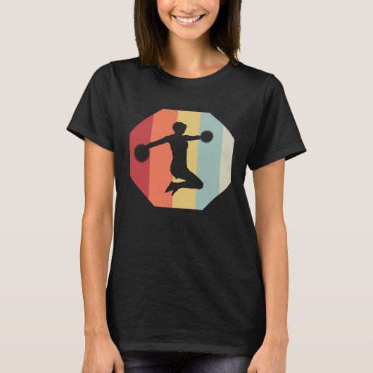 Cheerleader Spreekkoor Varsity Flyer Routine T-shirt (Voorkant)