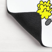Cheerleader Stick Figure Muismat (Hoek)