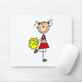 Cheerleader Stick Figure Muismat (Met muis)