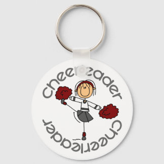 Cheerleader Stick Figuur Sleutelhanger