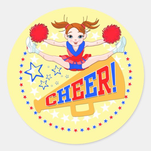 Cheerleader Sticker (Voorkant)