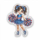 Cheerleader Sticker (Voorkant)