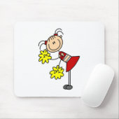 Cheerleader Stickfiguur Muismat (Met muis)
