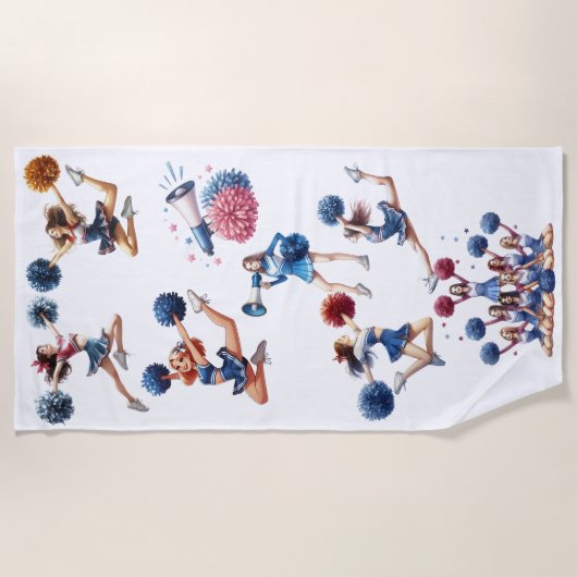 Cheerleader Strandlaken (Voorkant)