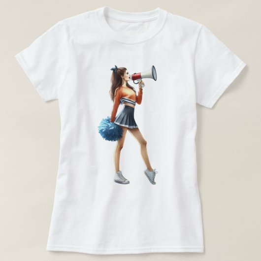 Cheerleader T-shirt (Design voorkant)