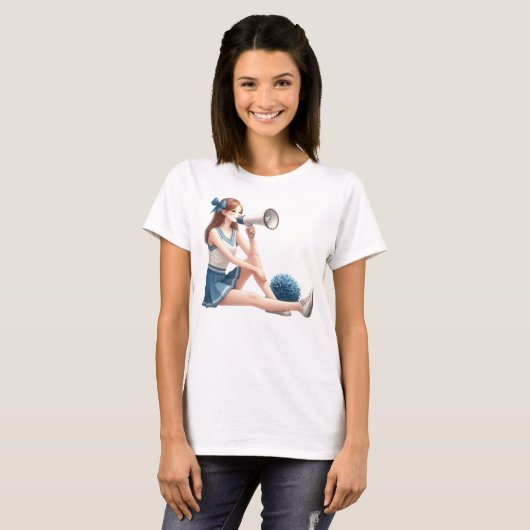 Cheerleader T-shirt (Voorkant volledig)