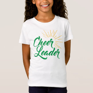Cheerleader T-Shirt - Green & Gold