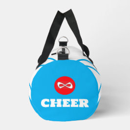 cheerleader tas, blauw lucht wit, Cheers Plunjezak