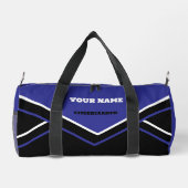 cheerleader tas, BLAUW, WIT & ZWART 1 CHEER Plunjezak (Achterkant)