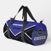cheerleader tas, BLAUW, WIT & ZWART 1 CHEER Plunjezak (Rechterhoek)