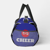cheerleader tas, BLAUW, WIT & zwart CHEER Plunjezak (Rechts)