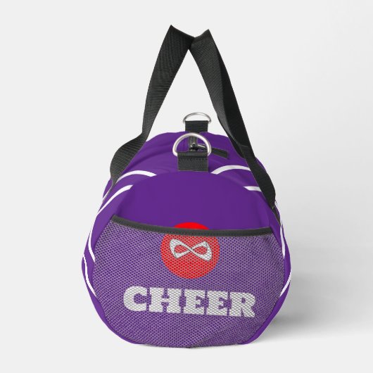 cheerleader tas, paarse wit, Cheers Plunjezak (Rechts)