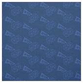Cheerleader Team School Colors Blue & Navy Stof (Swatch)