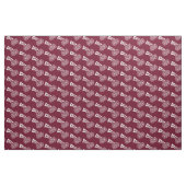 Cheerleader Team School Colors White en Maroon Stof (Fat Quarter)