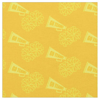 Cheerleader Team School Colors Yellow & Gold Stof