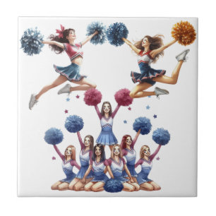 Cheerleader tegeltje