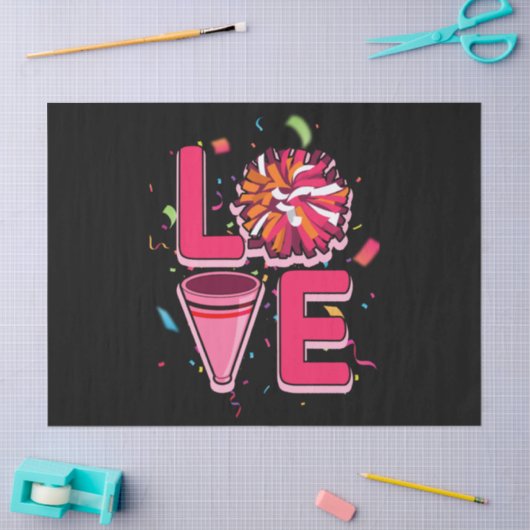 Cheerleader Tissuepapier (Craft)