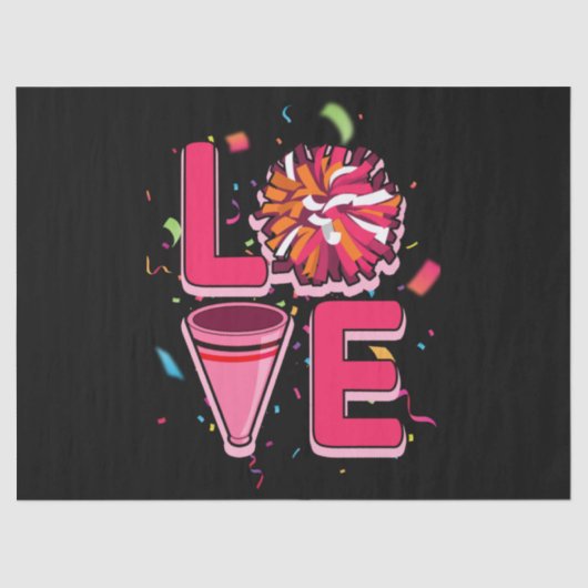 Cheerleader Tissuepapier (Voorkant)