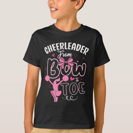 Cheerleader Tumbling Routine T-shirt Grappig Cheer (Voorkant)
