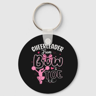 Cheerleader Tumbling Routine T-shirt Grappige Chee Sleutelhanger