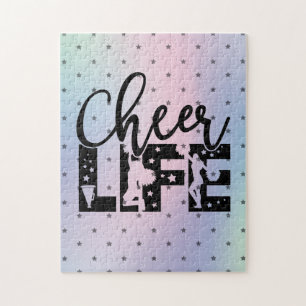 Cheerleader Typography Cute Ombre Gradient Trendy Legpuzzel