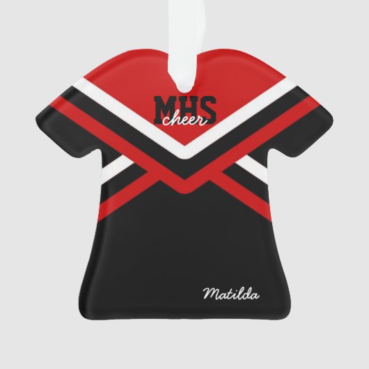 Cheerleader Uniform Acrylornaments Ornament (voorkant)