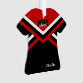 Cheerleader Uniform Acrylornaments Ornament (voorkant)