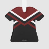Cheerleader Uniform Acrylornaments Ornament (achterkant)