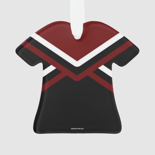 Cheerleader Uniform Acrylornaments Ornament (achterkant)