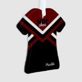 Cheerleader Uniform Acrylornaments Ornament (voorkant)