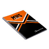 Cheerleader Uniform-laptop op school Notitieboek (Rechterzijde)