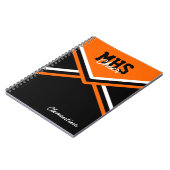 Cheerleader Uniform-laptop op school Notitieboek (Linkerzijde)