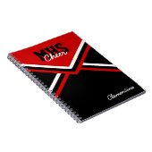 Cheerleader Uniform-laptop op school Notitieboek (Rechterzijde)