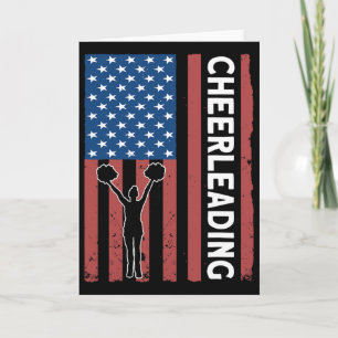 Cheerleader Usa Vlag Cheerleading Kaart