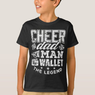 Cheerleader Vader Man Portemonnee Legende Grappig T-shirt