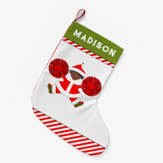 Cheerleader Vakantiegeschenken Kleine Kerstsok (Voorkant (Hangend))