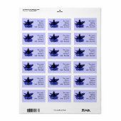 Cheerleader verzendlabels etiket (Full Sheet)