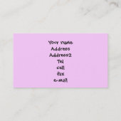 Cheerleader Visitekaartje (Achterkant)