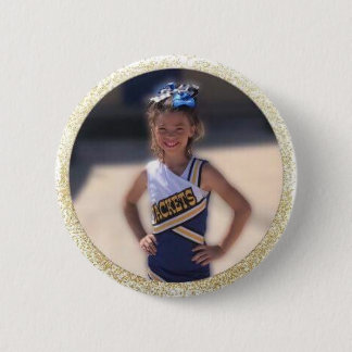 Cheerleader Voeg foto toe Ronde Button 5,7 Cm