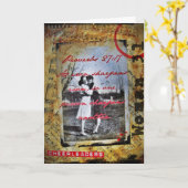 Cheerleader Vriend Foto Art Kaart (Gele Bloem)