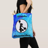 Cheerleader Waterverf Canvas tas (Dichtbij)